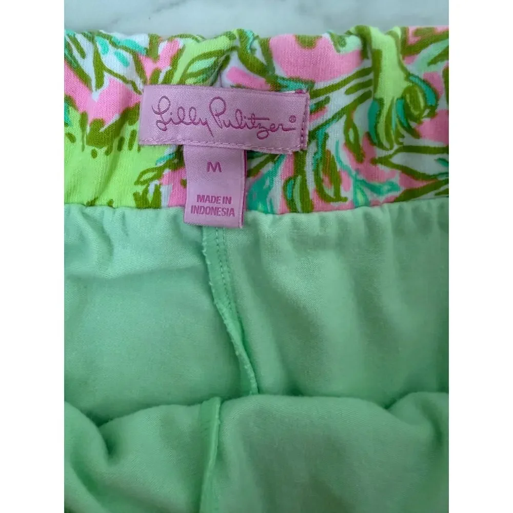 Lilly Pulitzer Madison Skort Chimply Chic Monkey Print Size M